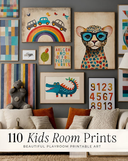 Quirky Kids Wall Art Bundle – KiddoPrintify