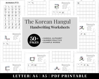 Korean Language Learning Workbook – KiddoPrintify